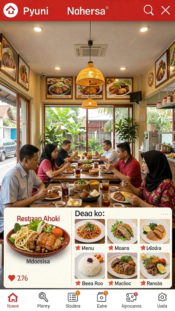 8id - Tampilan antarmuka yang sederhana dan intuitif.