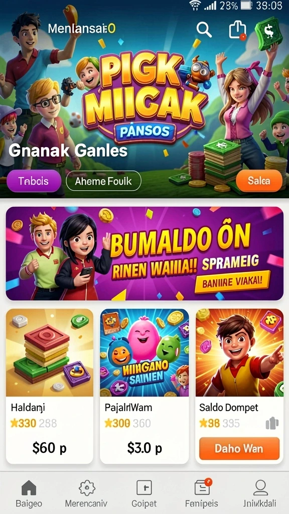idamantoto - Tampilan antarmuka yang ramah pengguna.