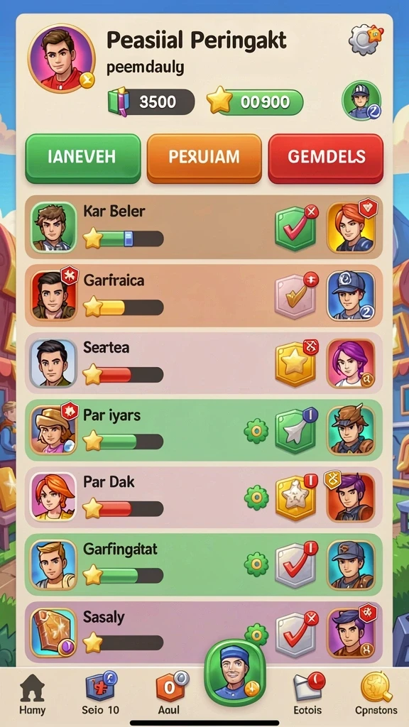 okjk - Karakter-karakter unik dalam permainan yang mengesankan.
