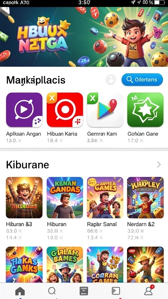 suburtoto - Tampilan antarmuka pengguna yang menarik dan responsif.