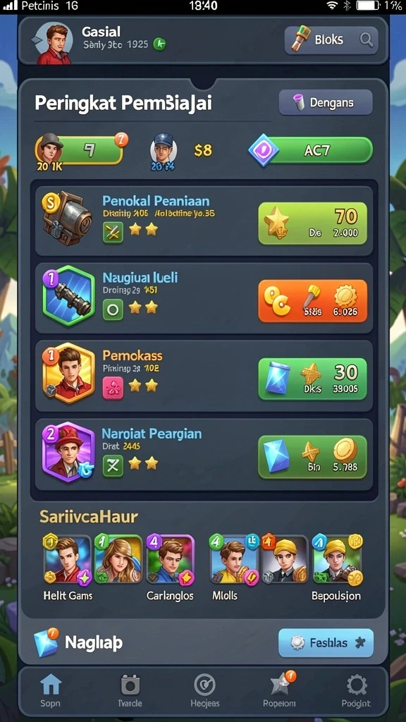 topgun77 - Screenshot memperlihatkan interaksi pemain dalam komunitas game.